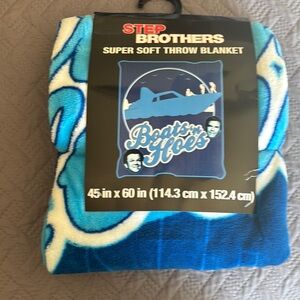 Step Brother’s Super Soft Throw Blanket - Blue